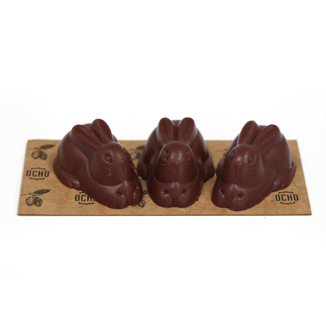 OCHO Milk Chocolate Easter Bunnies 3 Pack
