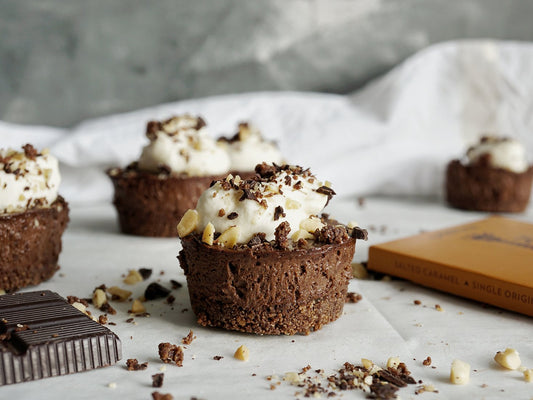 Beyond Good Salted Caramel Mini Chocolate Mousse Cakes Recipe
