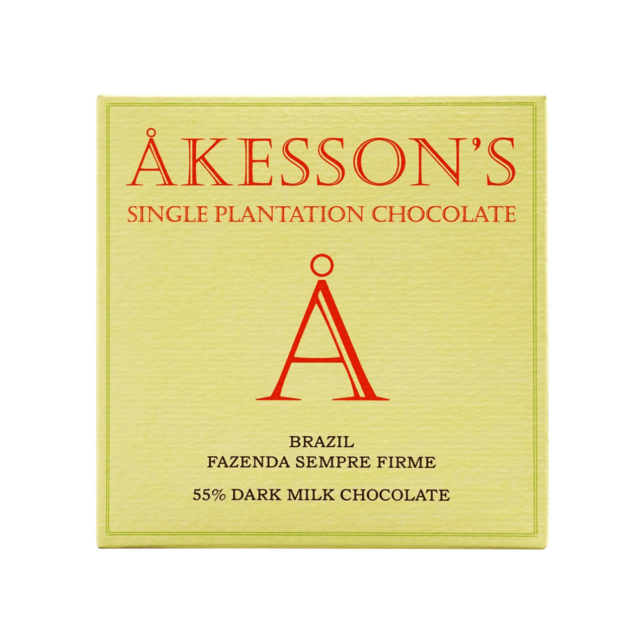 Akesson's Fazenda Sempre Firme, Brazil 55% Dark Milk