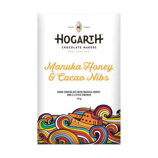 Manuka Honey and Cacao Nibs Front