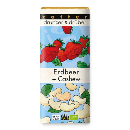 Zotter Cheery & Nuts Strawberry + Cashew