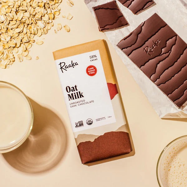 Raaka Chocolate Oat Milk 58%