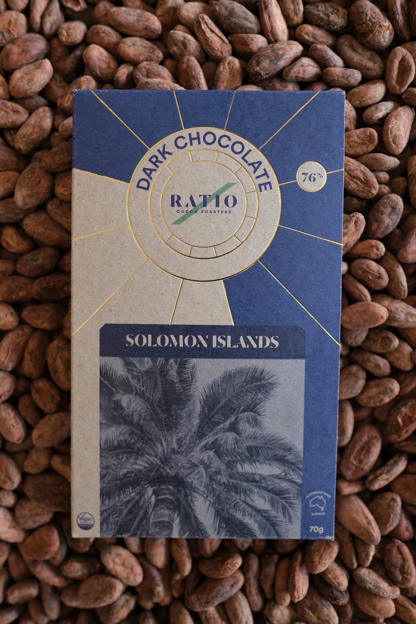 Ratio Cocoa Roasters Solomon Islands Dark 76%