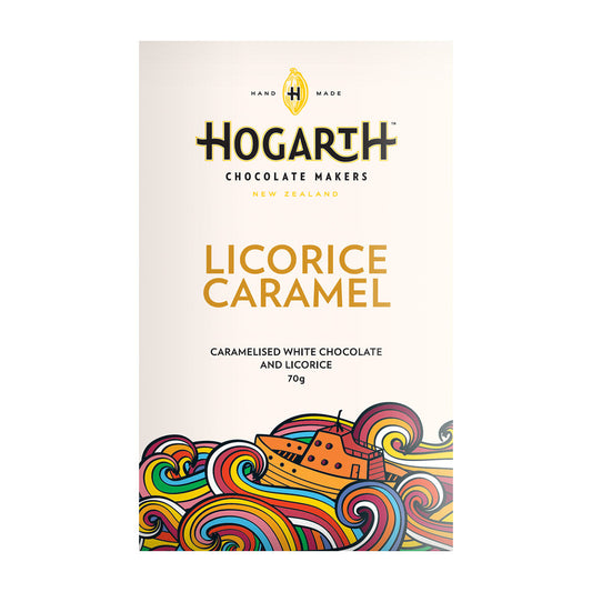 Hogarth Chocolate Licorice Caramel White Chocolate
